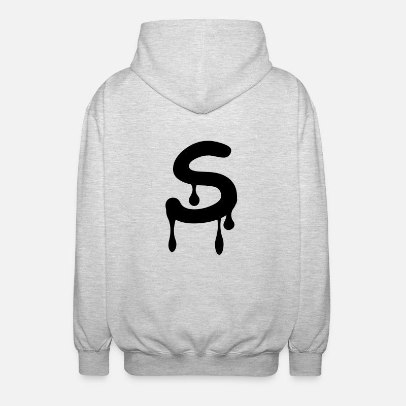 s_comic_graffiti - Veste à capuche unisexe - gris clair chiné