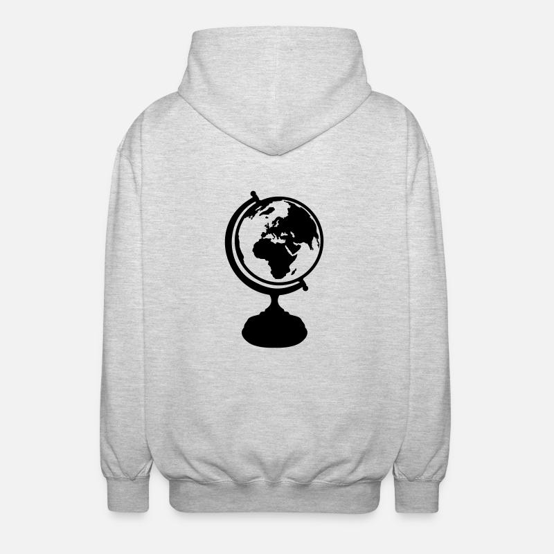 Globe - Unisex Hooded Jacket - light heather grey