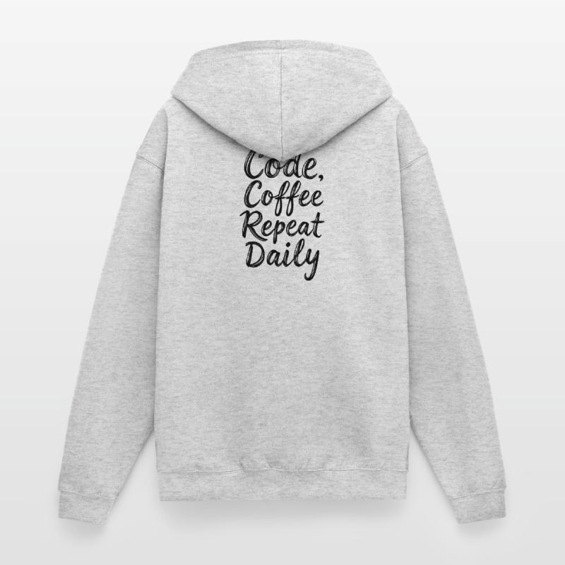 Code Schlaf Debug Wiederholungsprogramm Shirt Unisex Kapuzenjacke