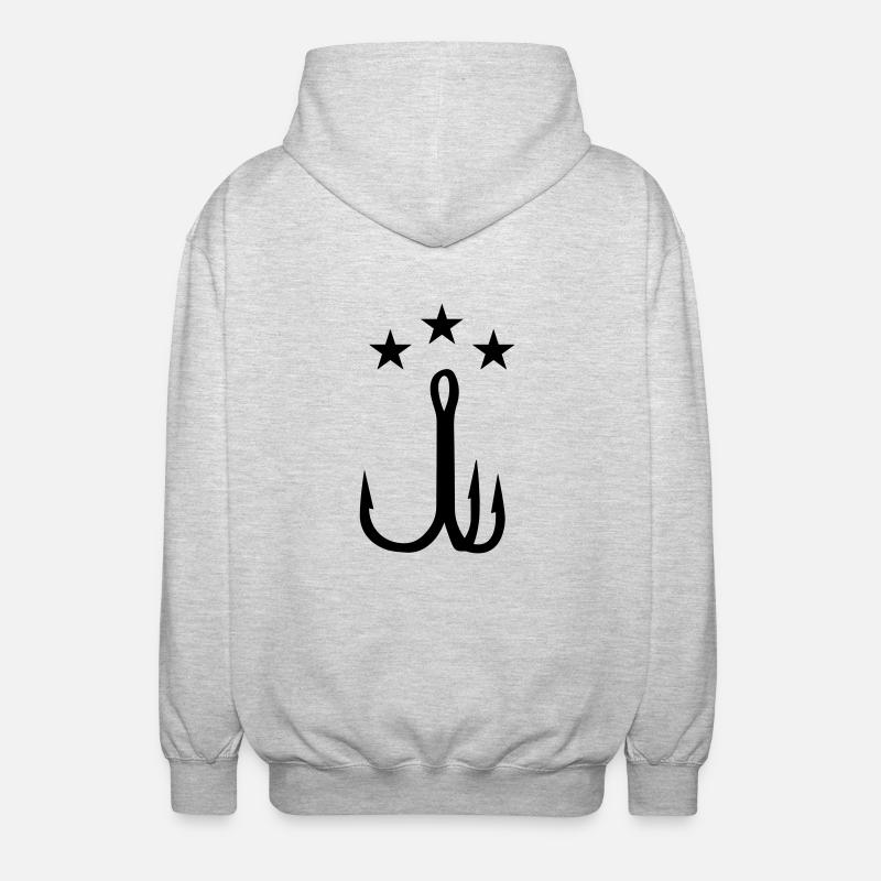 Drilling - Unisex Kapuzenjacke - Hellgrau meliert