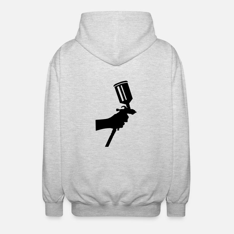 Lacquerer - Unisex Hooded Jacket - light heather grey