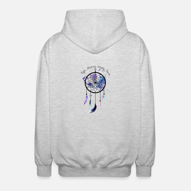 festivals2017 - Unisex Kapuzenjacke - Hellgrau meliert