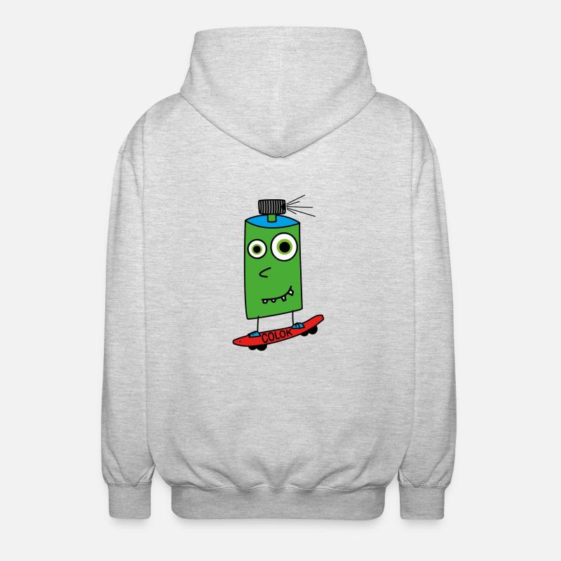 Boardsprayer - Unisex Kapuzenjacke - Hellgrau meliert