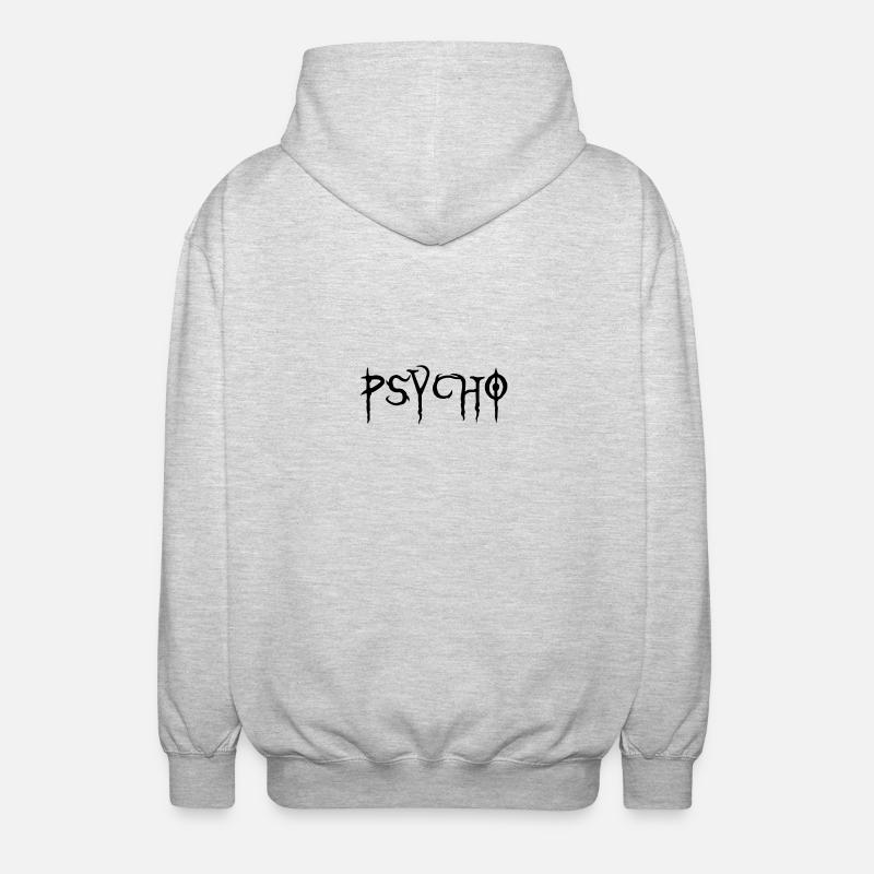 psycho 2 - Veste à capuche unisexe - gris clair chiné