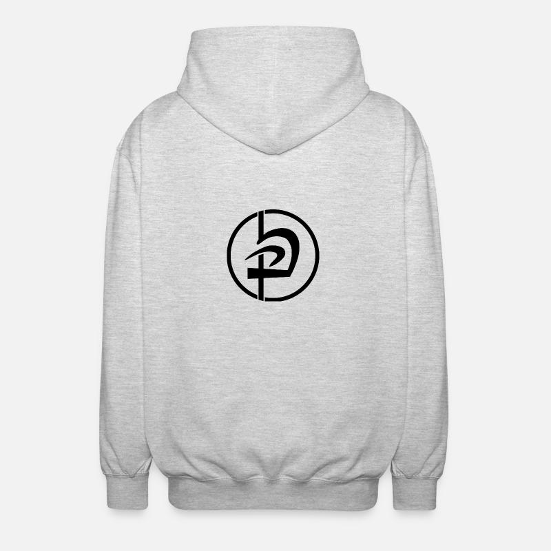Krav Maga Logo - Veste à capuche unisexe - gris clair chiné