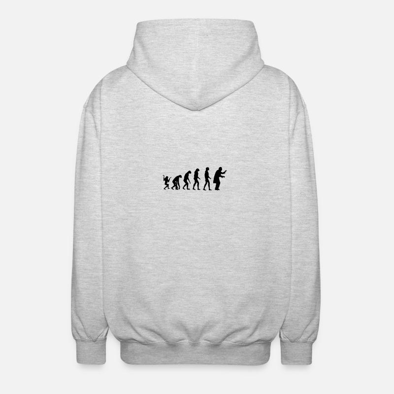 Evolution Dirigent - Unisex Kapuzenjacke - Hellgrau meliert