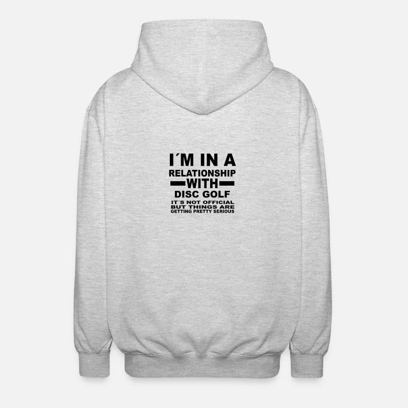 relation avec golf de disque - Veste à capuche unisexe - gris clair chiné