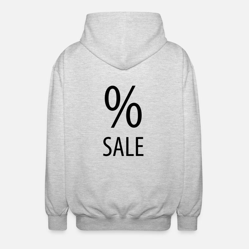 Sale Per Cent - Unisex Hooded Jacket - light heather grey