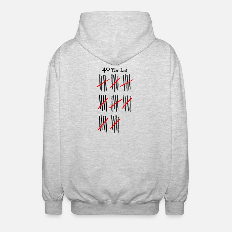 Abstract Crosshatch and Stripe Pattern - Unisex Hooded Jacket - light heather grey