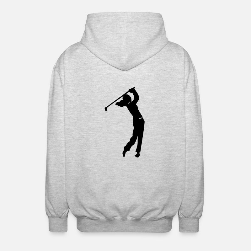 golfeuse - Veste à capuche unisexe - gris clair chiné