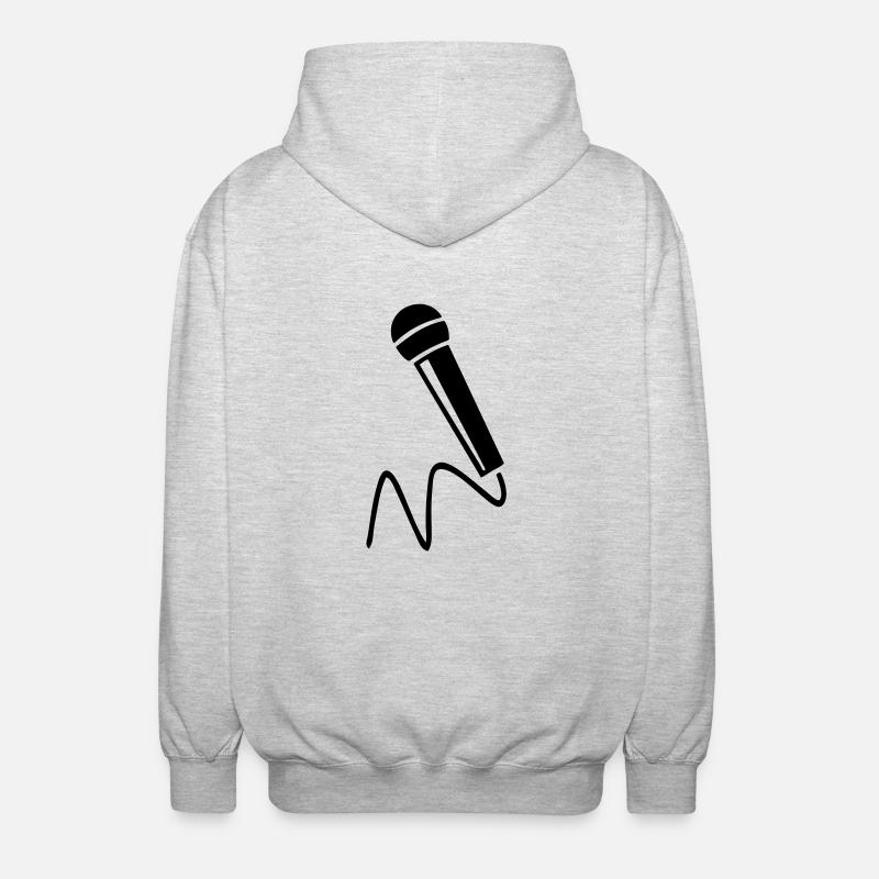 microtechnique - Veste à capuche unisexe - gris clair chiné