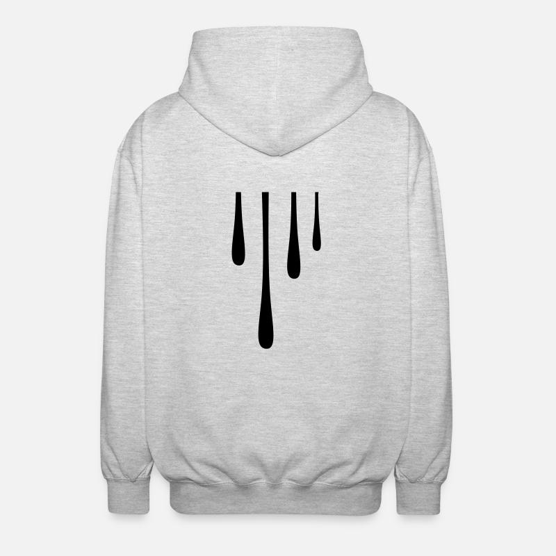 Drips - Unisex Kapuzenjacke - Hellgrau meliert