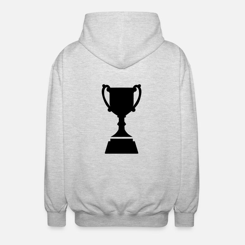 Trophy - Unisex Hooded Jacket - light heather grey
