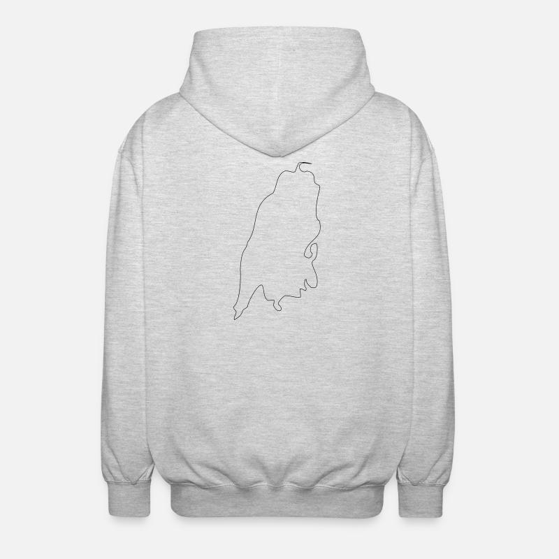 Lefkada - Unisex Hooded Jacket - light heather grey