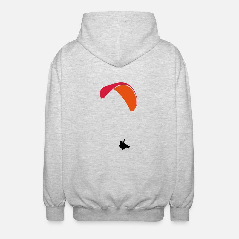 Paraglider - Unisex Hooded Jacket - light heather grey