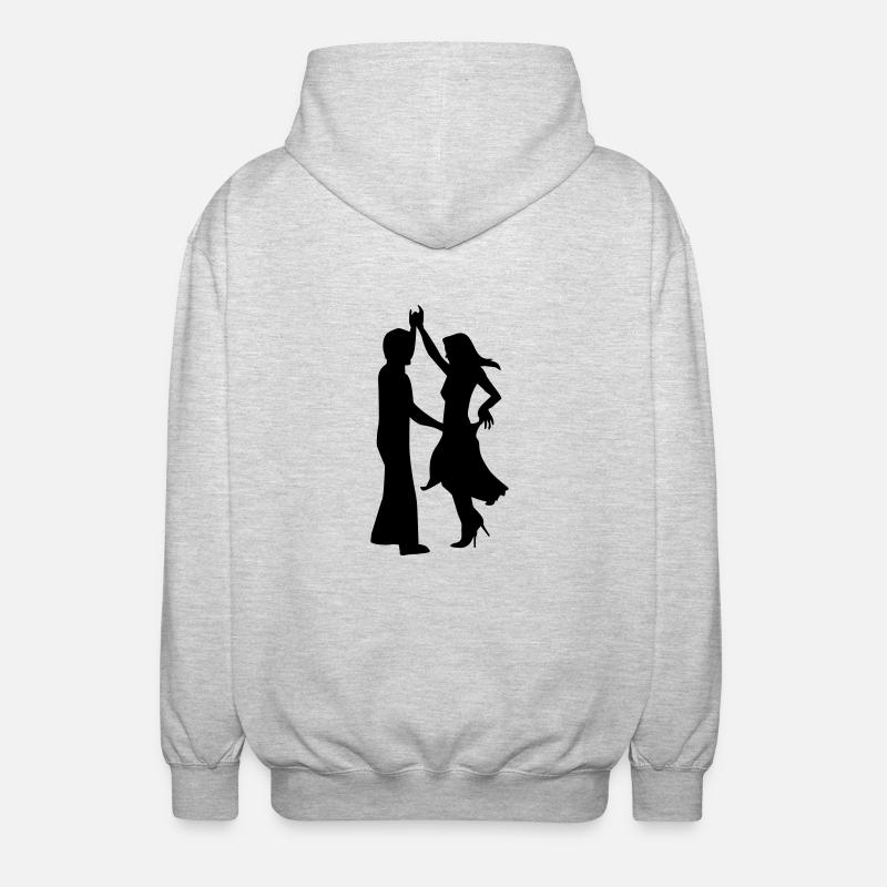Danser - Veste à capuche unisexe - gris clair chiné