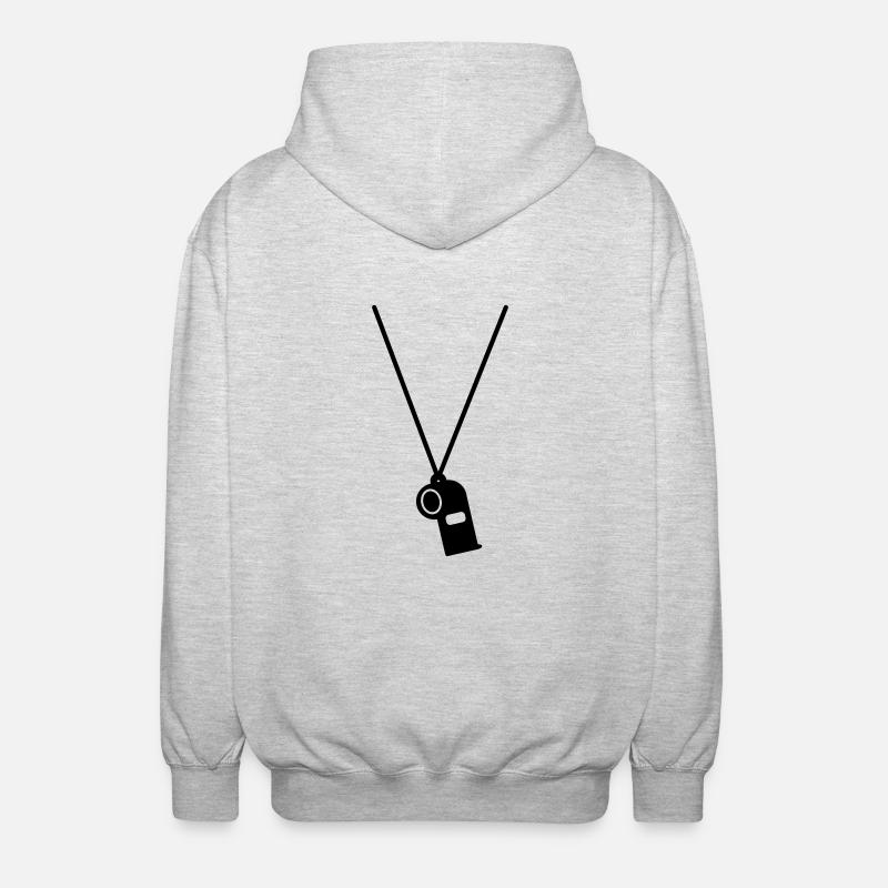 referee - Unisex Hooded Jacket - light heather grey