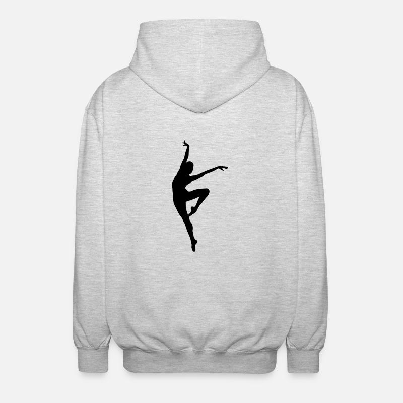 Modern Dance - Unisex Kapuzenjacke - Hellgrau meliert