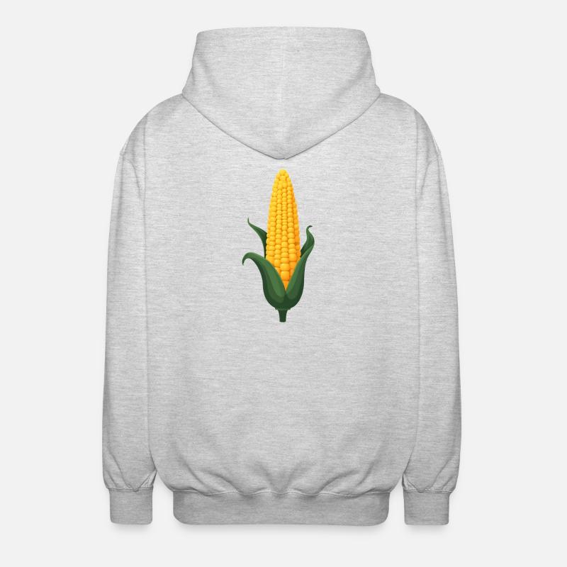 Corn - Unisex Hooded Jacket - light heather grey