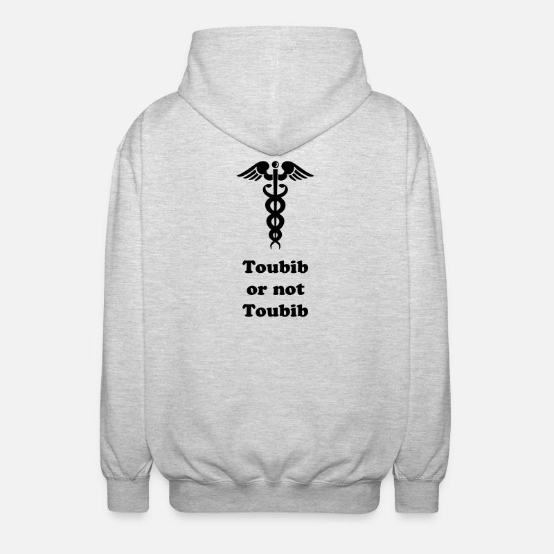 Doktor Arzt oder nicht? - Unisex Kapuzenjacke - Hellgrau meliert