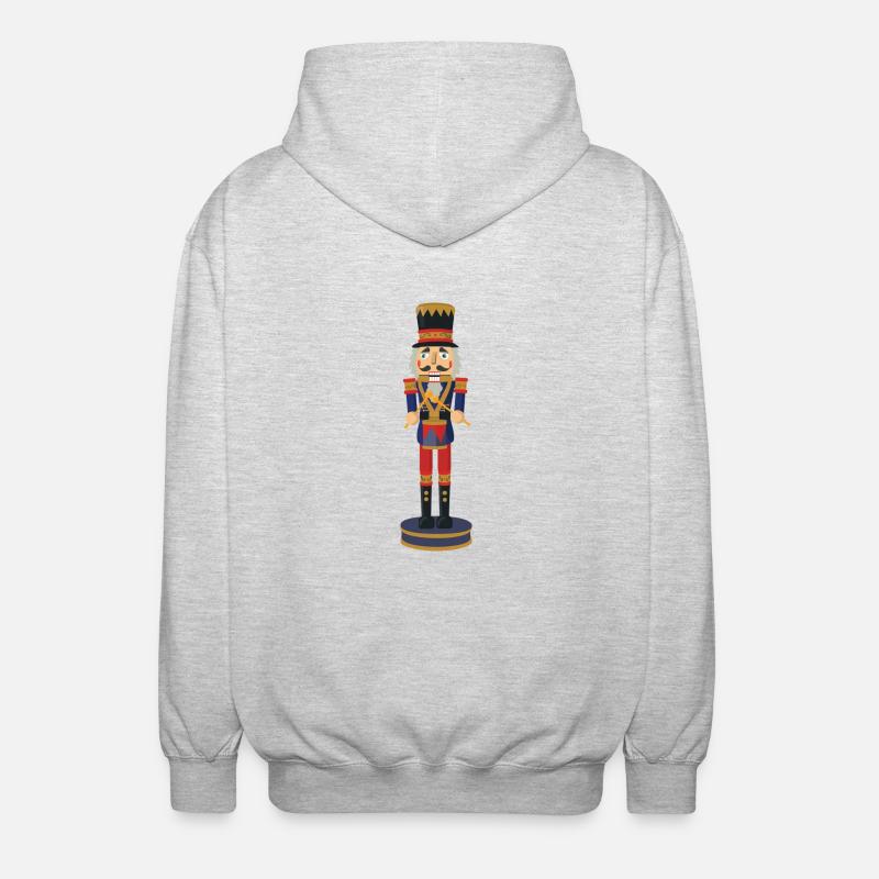 Nutcracker - Unisex Kapuzenjacke - Hellgrau meliert
