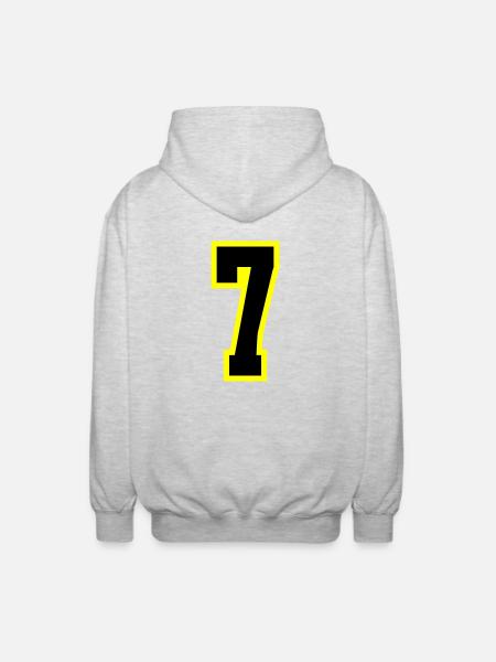 7 Number Leotard - Unisex Hooded Jacket - light heather grey