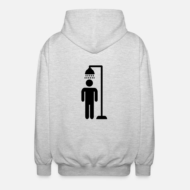 Shower - Unisex Hooded Jacket - light heather grey