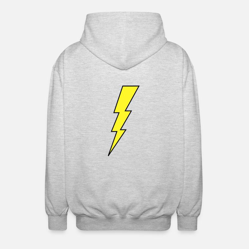 Blitz 2 - Unisex Kapuzenjacke - Hellgrau meliert