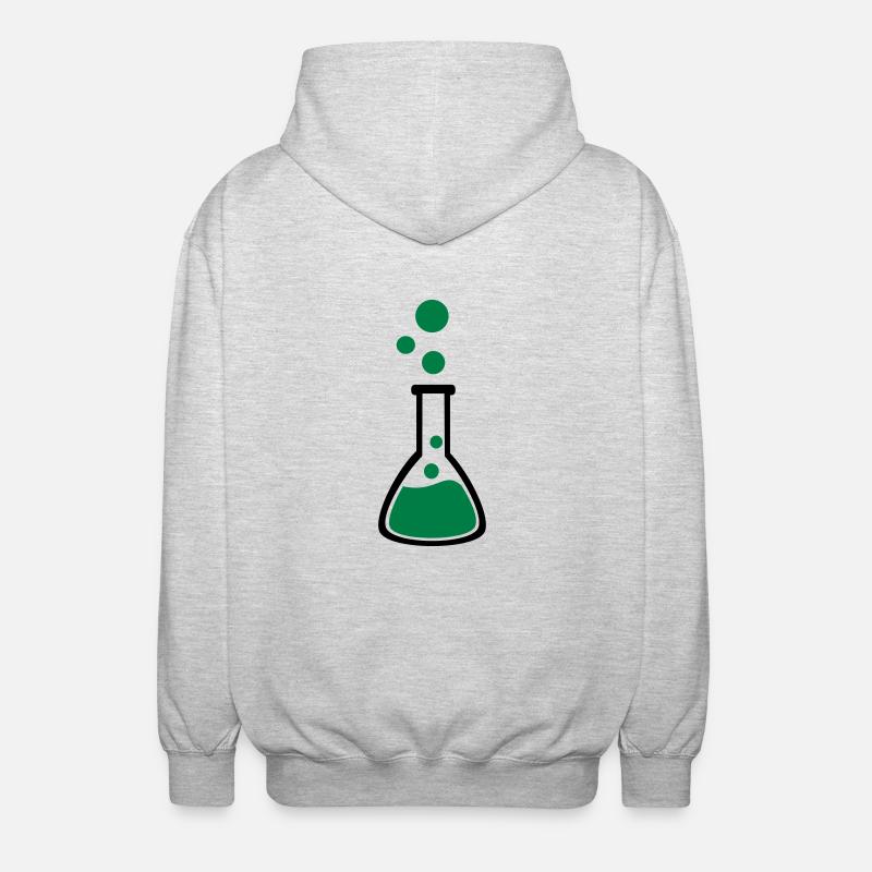 Eprouvette - Veste à capuche unisexe - gris clair chiné