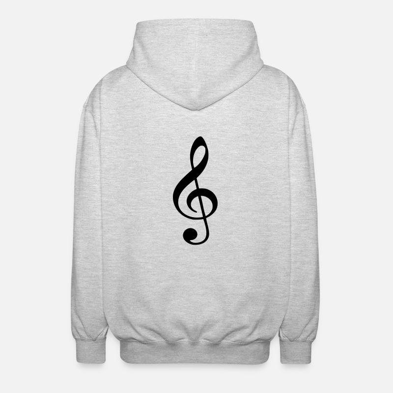 Note - Unisex Kapuzenjacke - Hellgrau meliert