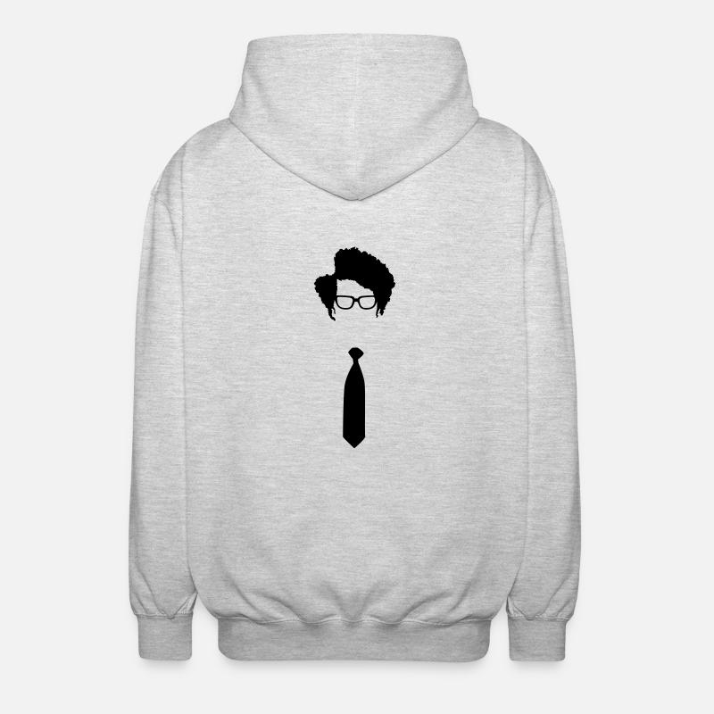 Moss IT-Crowd - Unisex Hooded Jacket - light heather grey