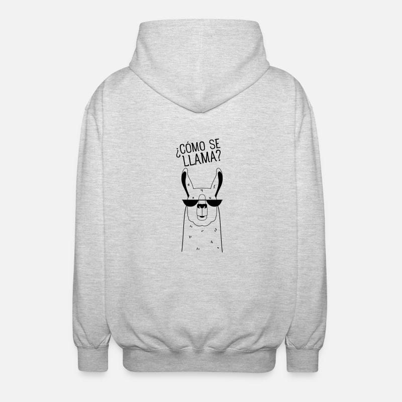 ¿Cómo Se Llama? - Veste à capuche unisexe - gris clair chiné