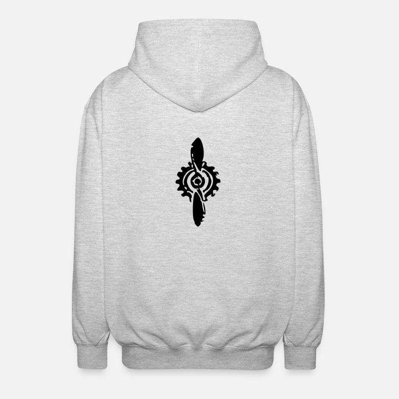 Assistenz Mechaniker - Unisex Kapuzenjacke - Hellgrau meliert