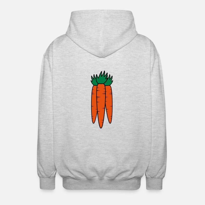 Carrots - Veste à capuche unisexe - gris clair chiné
