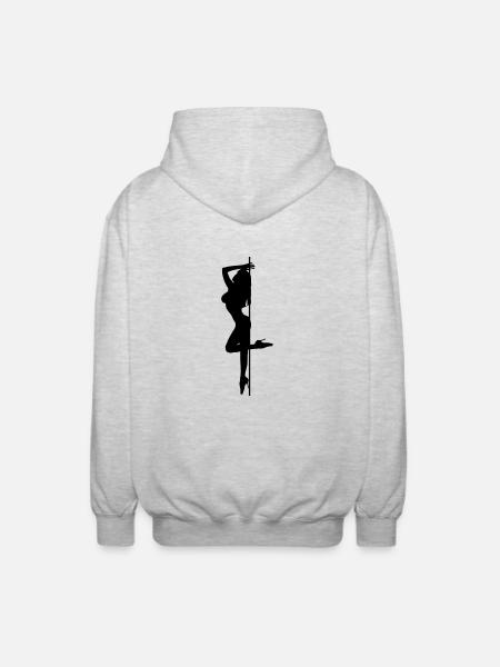 gogo1 - Unisex Kapuzenjacke - Hellgrau meliert