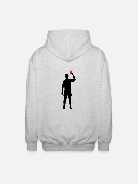 Referee - Unisex Hooded Jacket - light heather grey