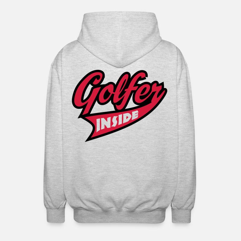 golf - Unisex Hooded Jacket - light heather grey
