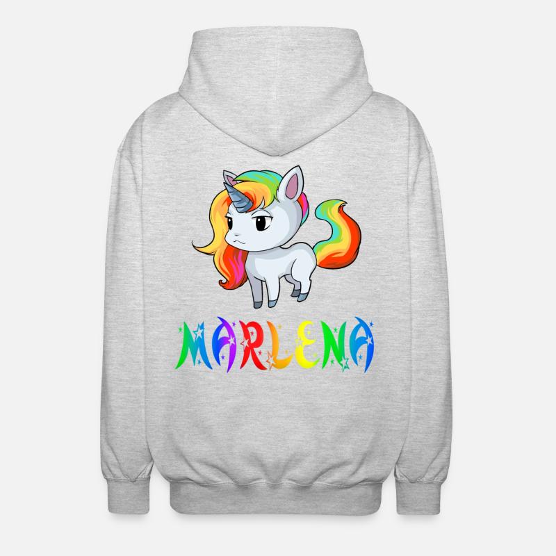Unicorn Marlena - Veste à capuche unisexe - gris clair chiné