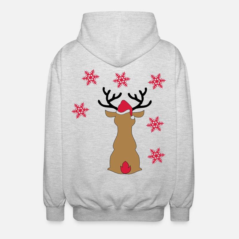 Moose - Unisex Hooded Jacket - light heather grey