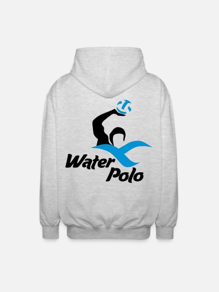waterpolo - Unisex Hooded Jacket - light heather grey