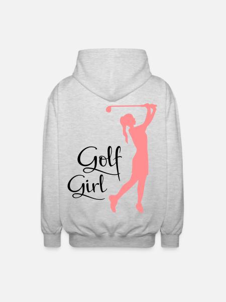 golf - Unisex Hooded Jacket - light heather grey