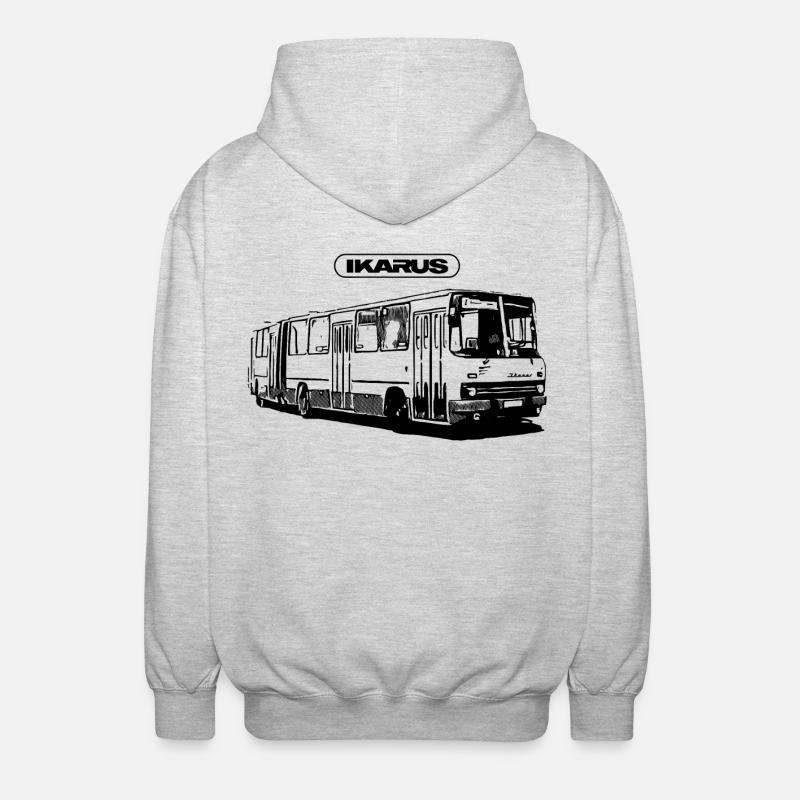 IKARUS 280 - Unisex Kapuzenjacke - Hellgrau meliert