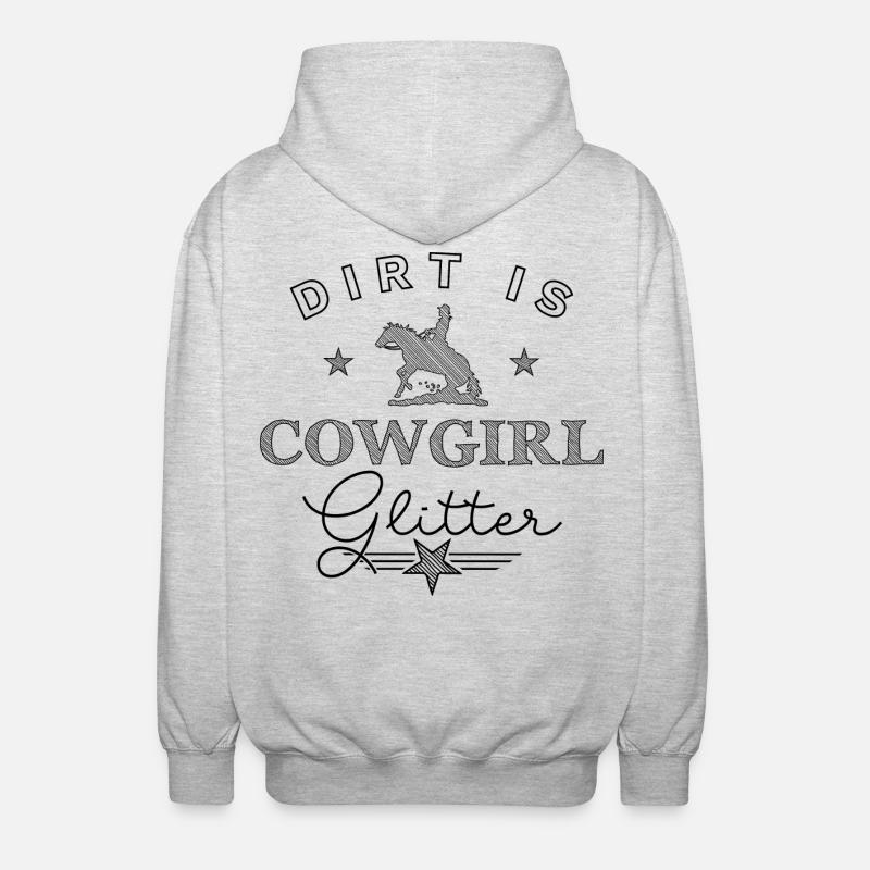 Dirt is Glitter - Black Edition - Veste à capuche unisexe - gris clair chiné