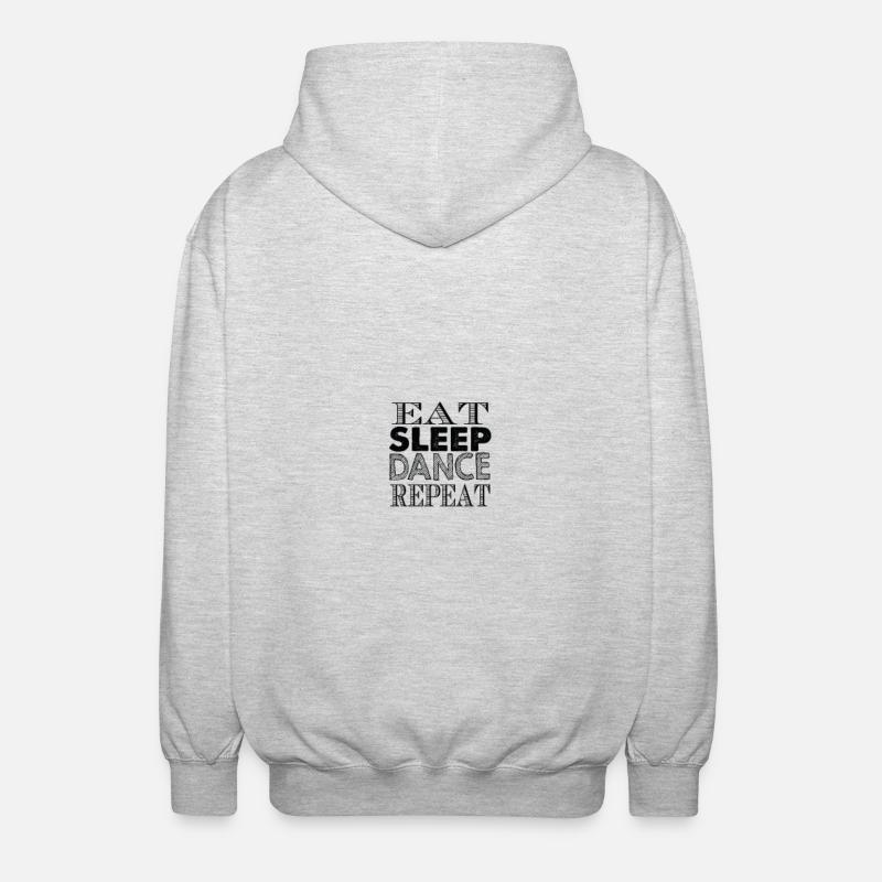 Cadeau de danseur de danse danse - Veste à capuche unisexe - gris clair chiné