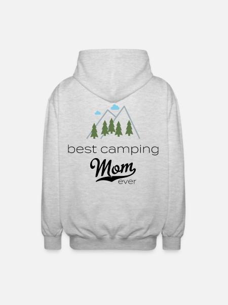 camper - Unisex Hooded Jacket - light heather grey