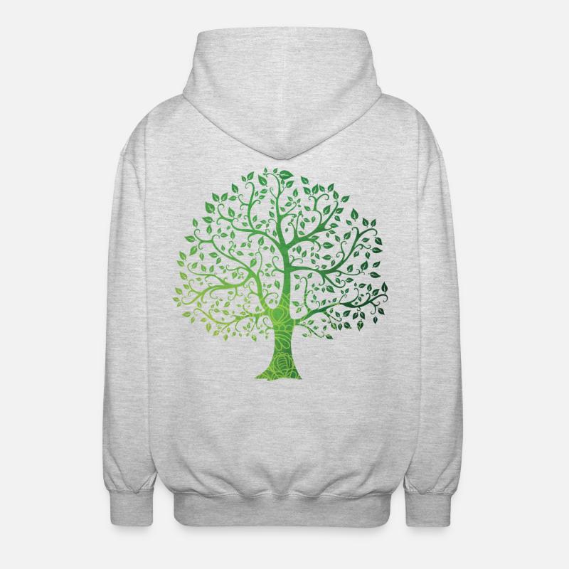 Nature - Veste à capuche unisexe - gris clair chiné