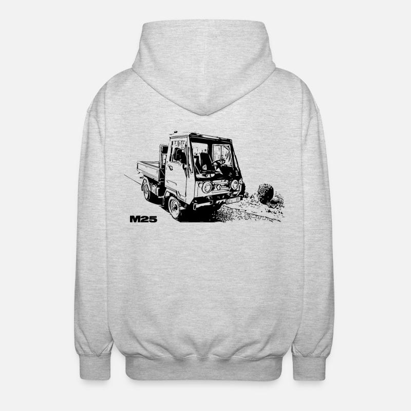 Multicar - Unisex Hooded Jacket - light heather grey