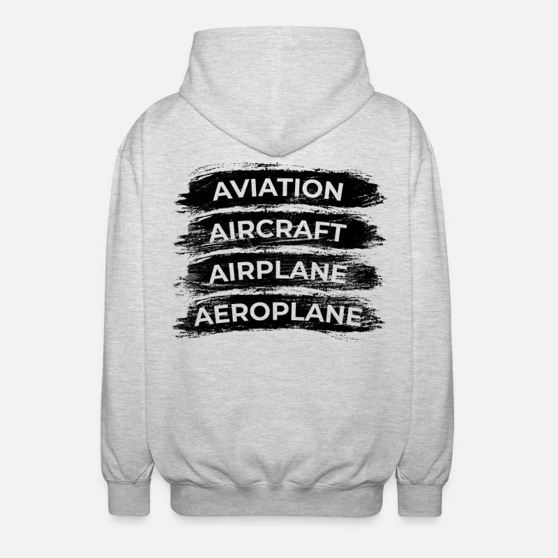 Plan Spotter Routine - Unisex Hooded Jacket - light heather grey