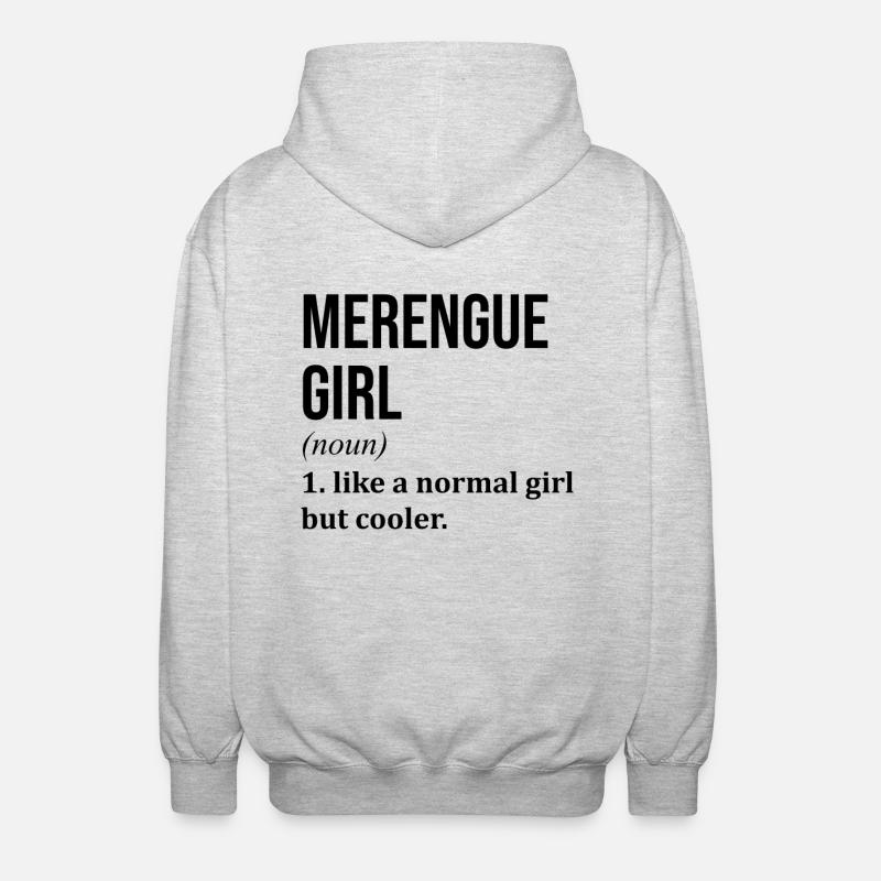 Merengue - Unisex Kapuzenjacke - Hellgrau meliert