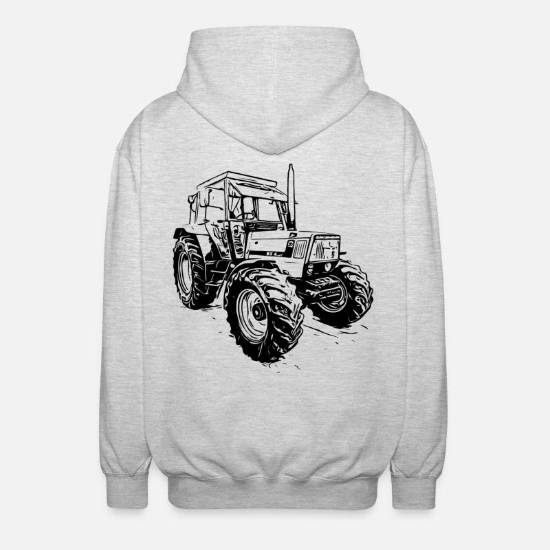 Front loader - Unisex Hooded Jacket - light heather grey